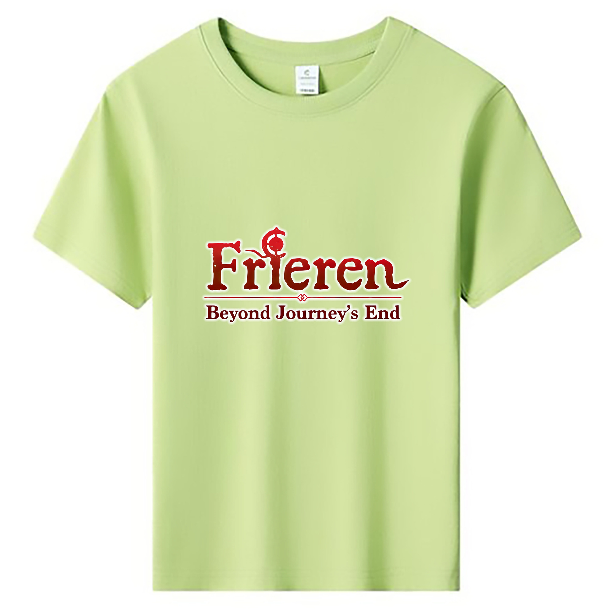 （画像用） 葬送のフリーレン Frieren 綿100％キッズTシャツ（フロントプリント）